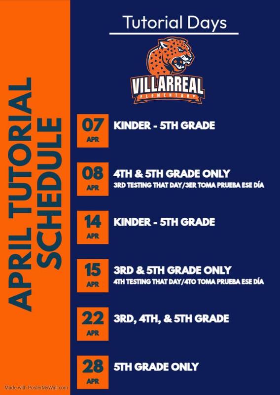 april tutorial dates