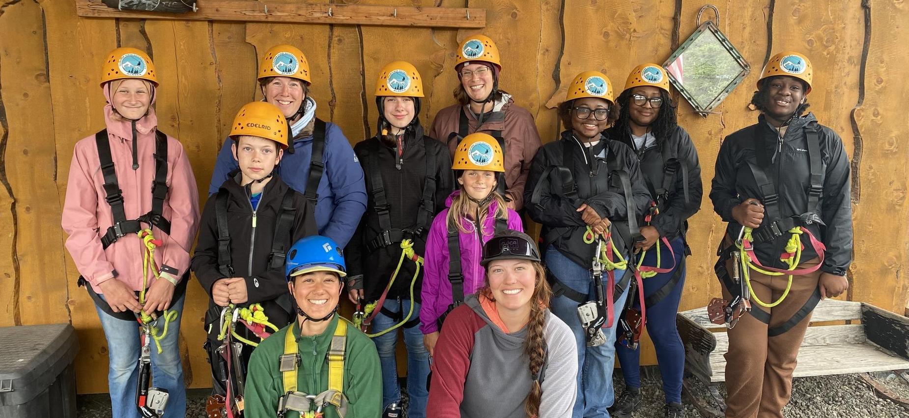 AHS students on a field trip.