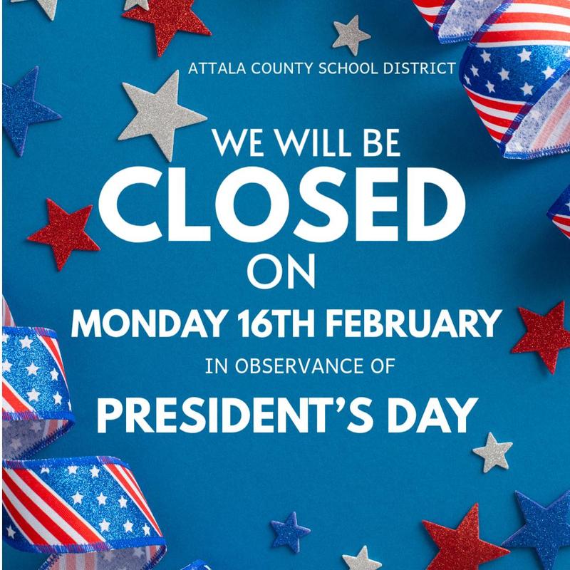Schools and Offices Closure – Monday, February 16: Presidents’ Day