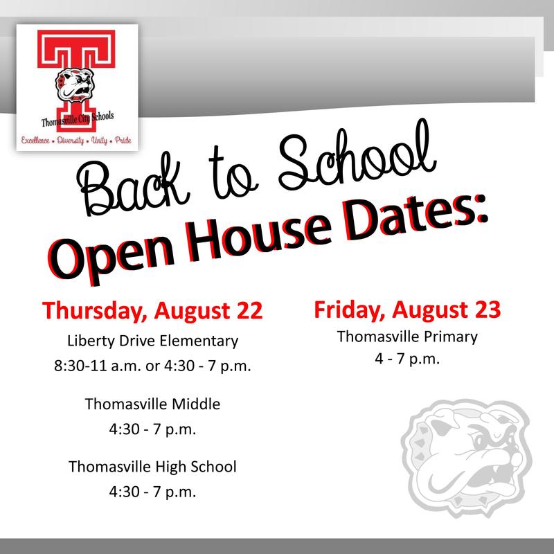TCS Open House Dates
