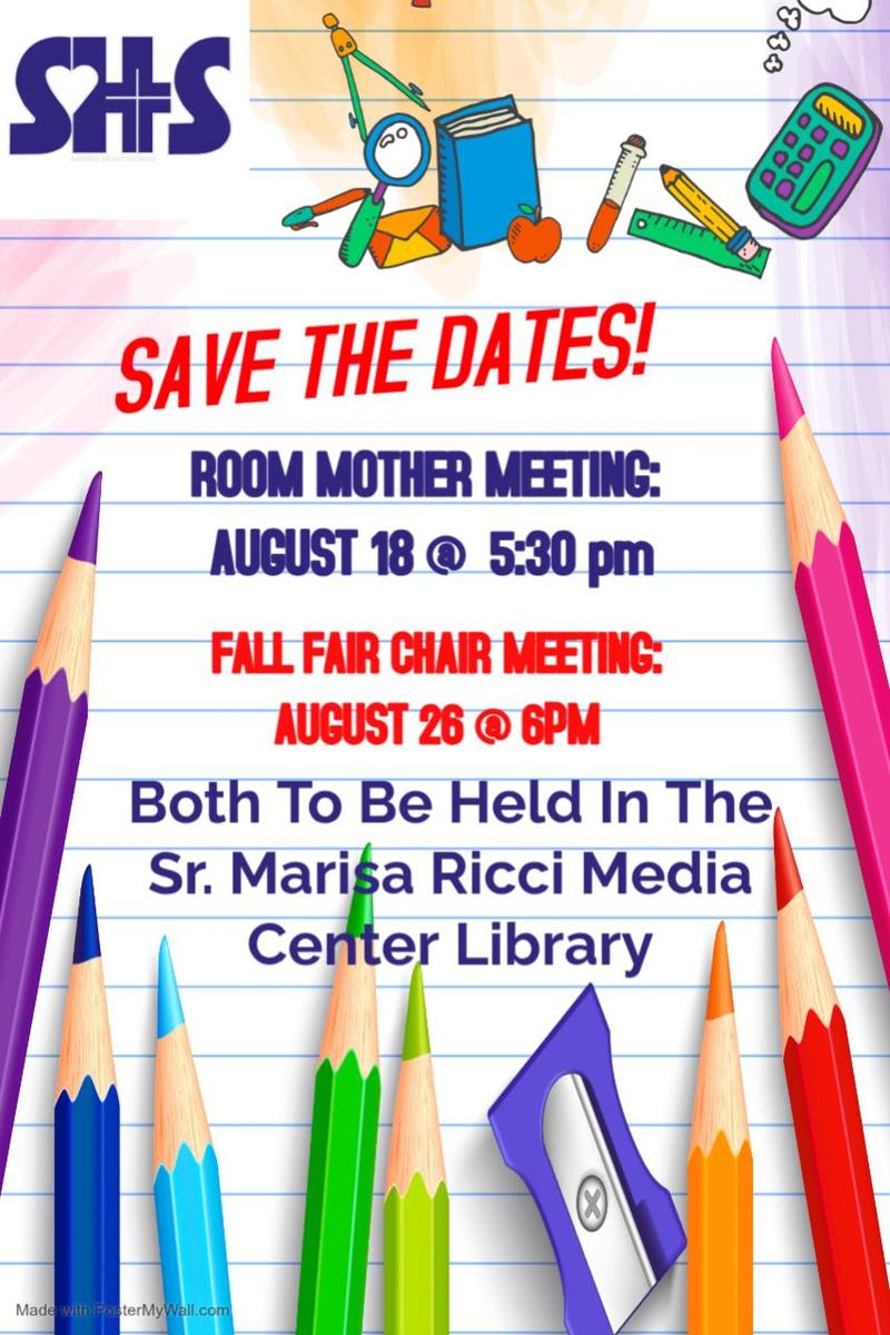 Room Mother & Fall Fair Meeting