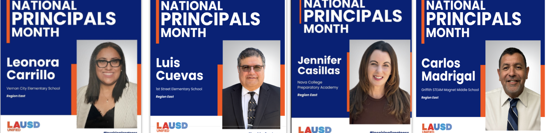 Meet our Principals of the Month