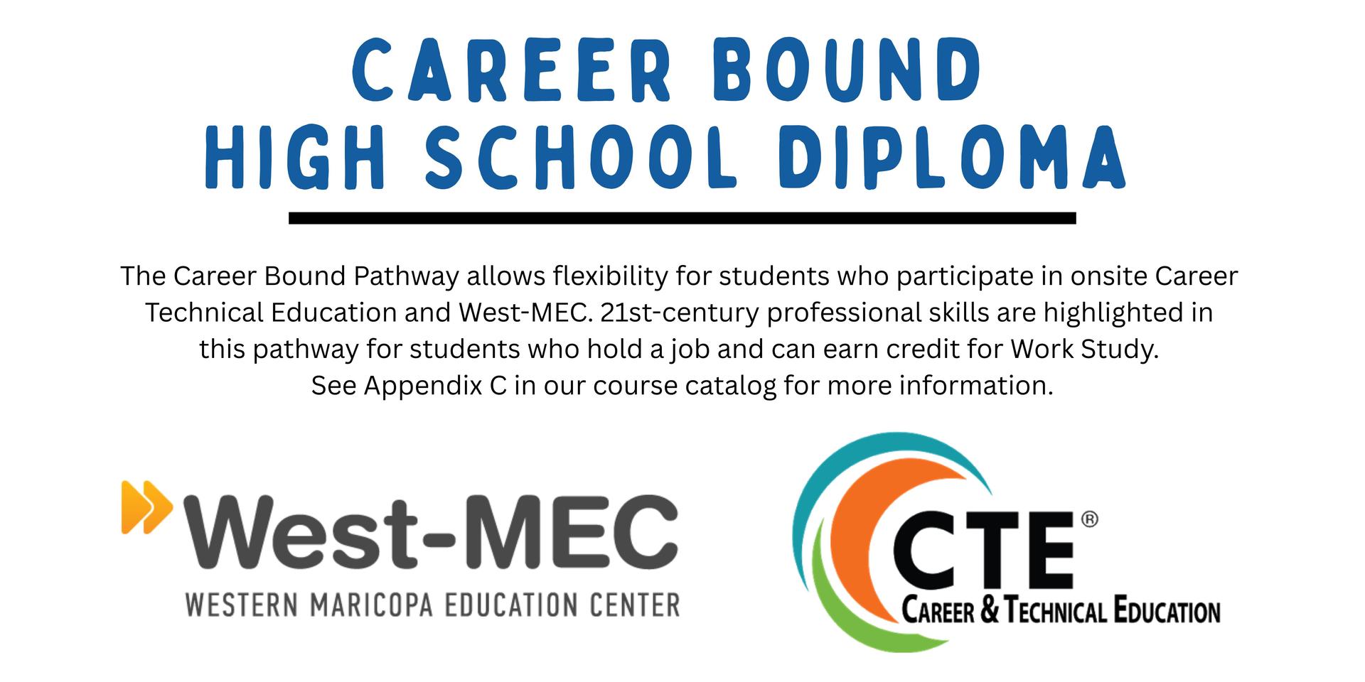 graphic that says "career bound pathway"