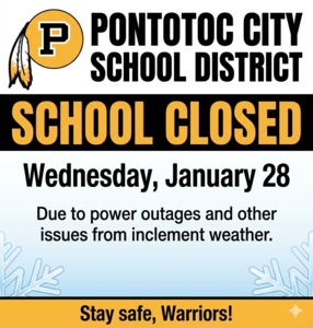 School Closed Jan 28