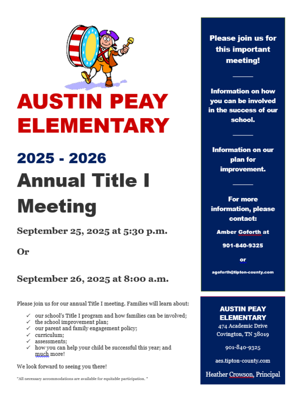 AES Annual Title I Meeting Featured Photo