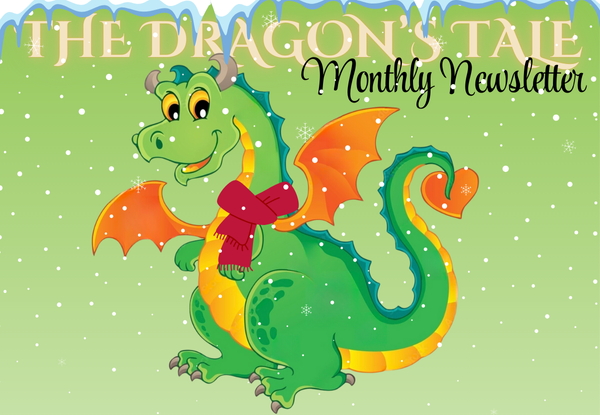 Friendly Dragon Wearing a scarf.