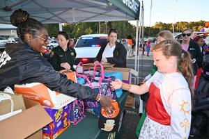 Detective at Trick or Trunk