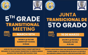 5th grade parent meeting