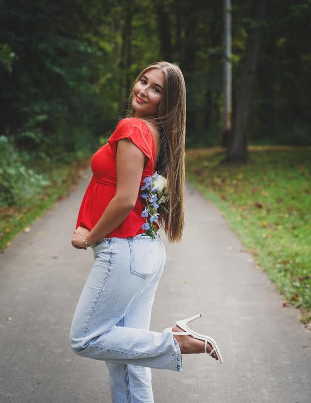 Student of the month is shown