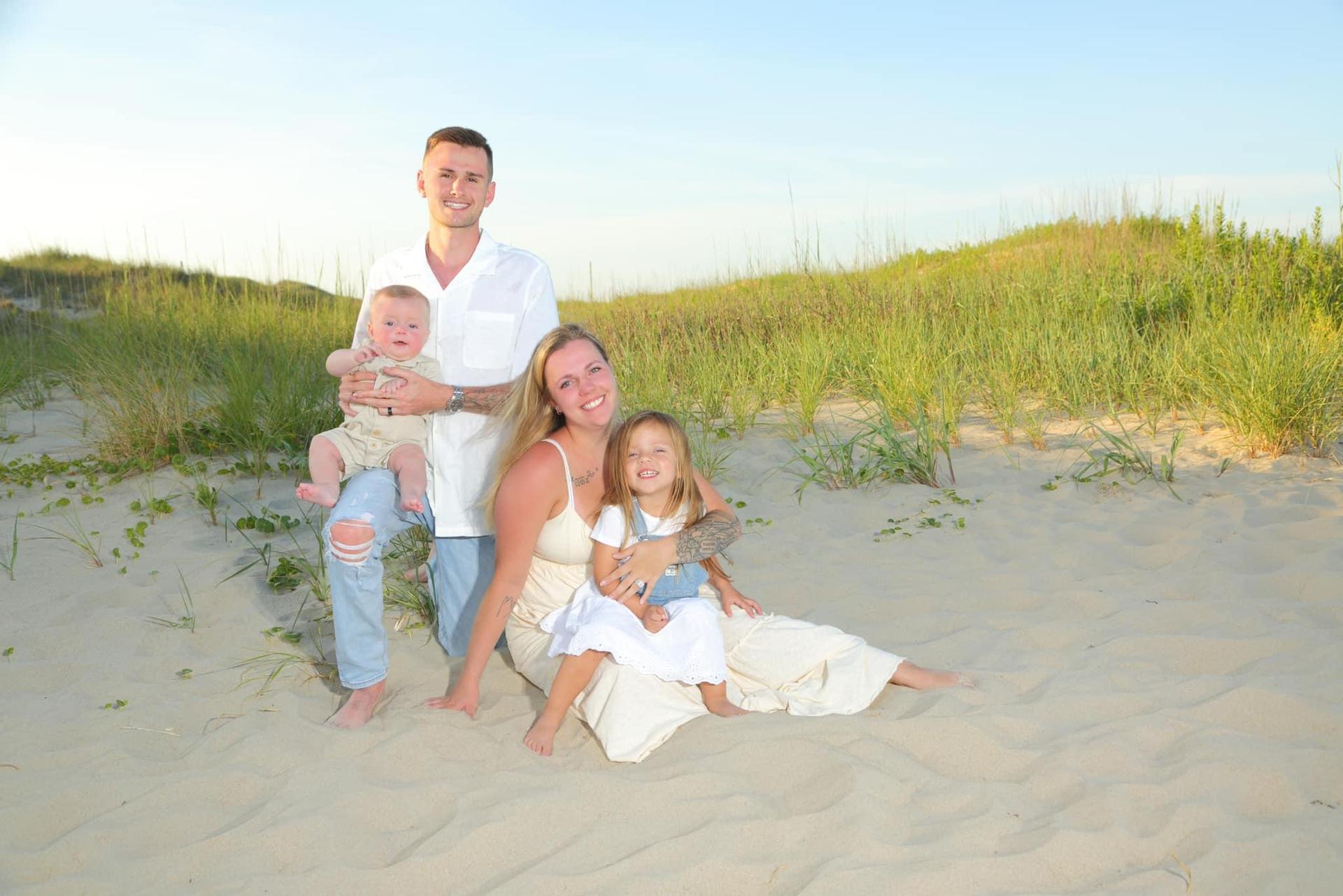 My son Noah and family