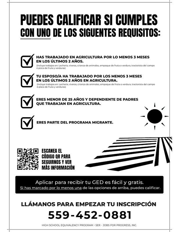 GED Flyer Spanish 2
