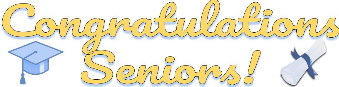 Congratulations Seniors
