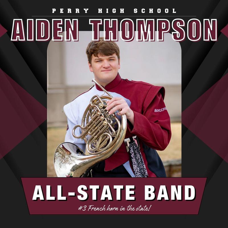 Band ALl-state thompson perry 2025-2026