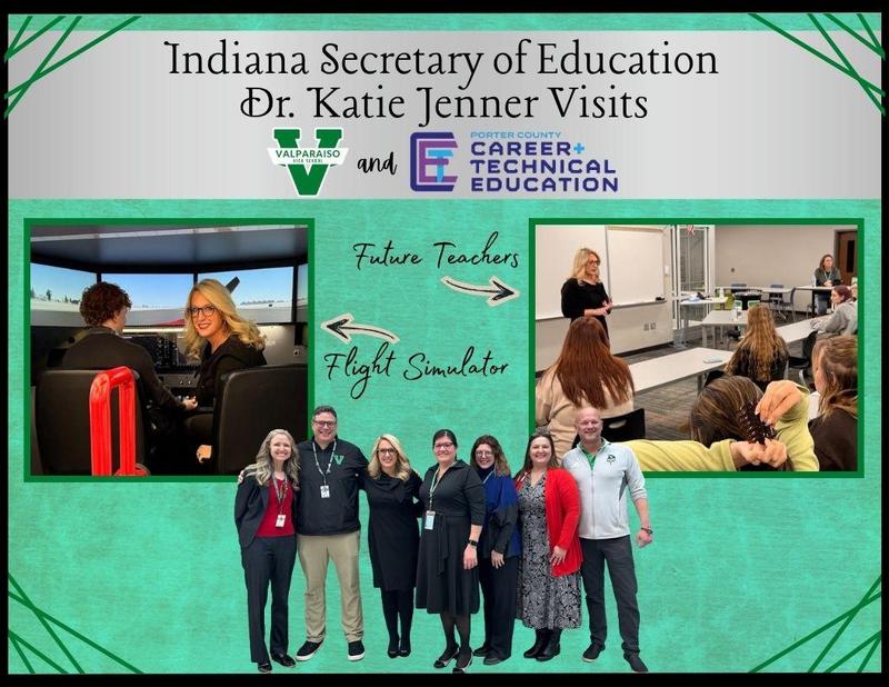 Indiana Secretary of Education Visits VHS and PCCTC