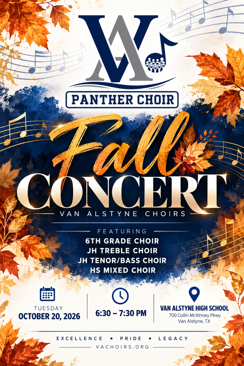 Fall Choir Concert | Tuesday, Oct. 20 Thumbnail Image