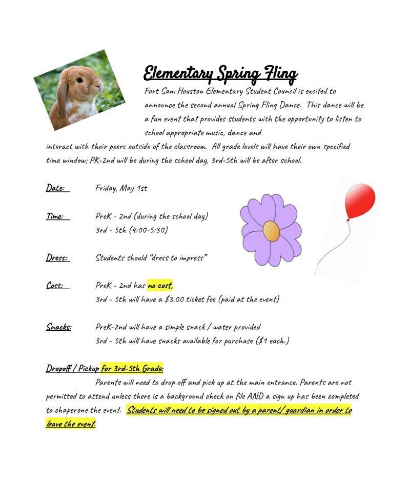 Student Council Hosts Spring Fling Dance Featured Photo