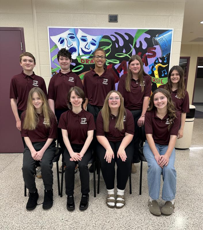 Group photo of the AAJHS Winter Concert participants