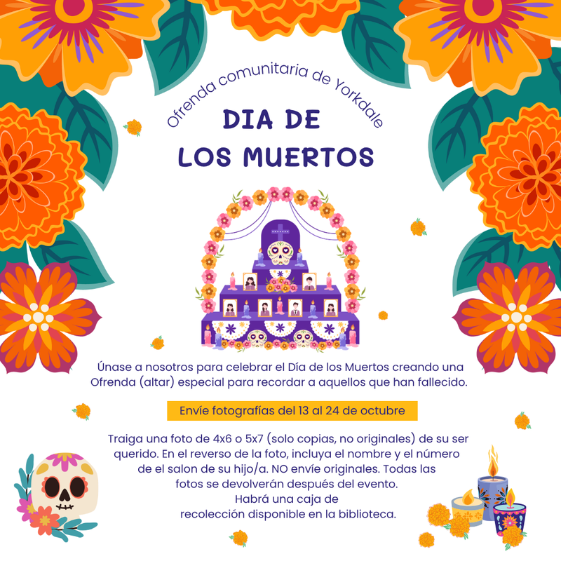 Yorkdale Community Ofrenda Flyer