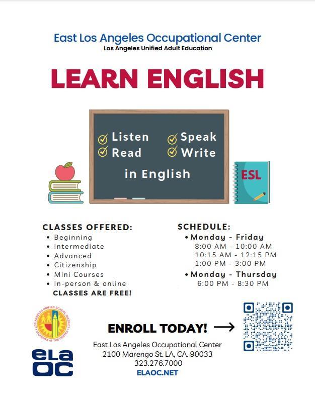 Flyers News & Updates East Los Angeles Occupational Center