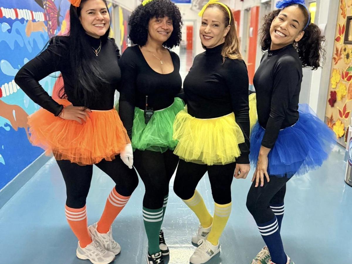 Matching outfits during  halloween