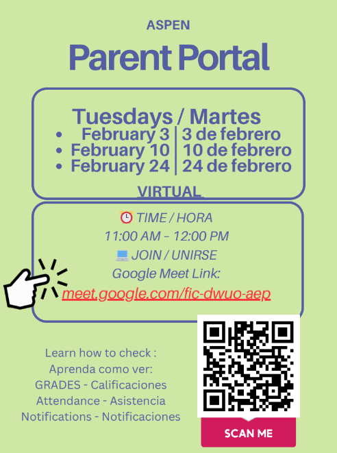 Fechas y horas de talleres