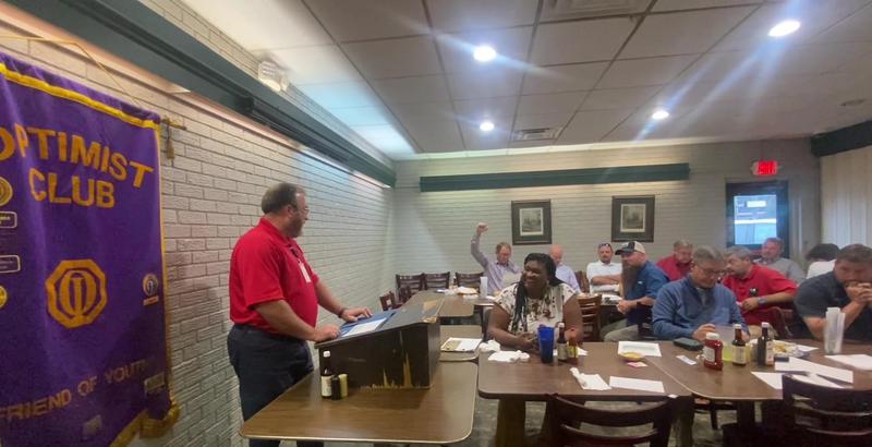 LCSD Career & Technical Education Center Update at the Meridian Downtown Optimist Club's Luncheon