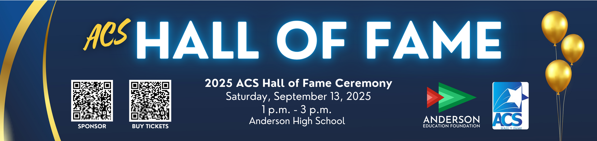 2025 ACS Hall of Fame Banner