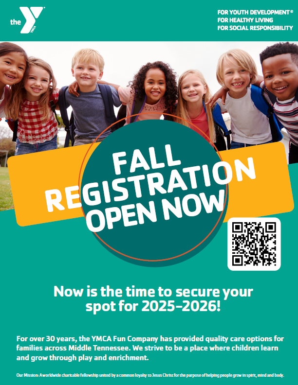Fall Registration Open Now