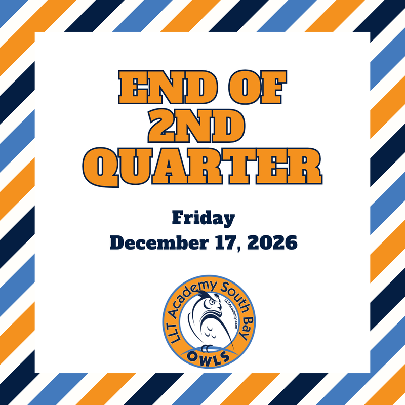 End of 2nd Quarter/1st Semester
