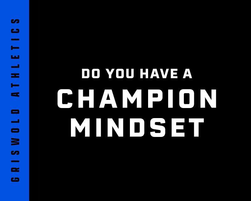 blog: champion mindset