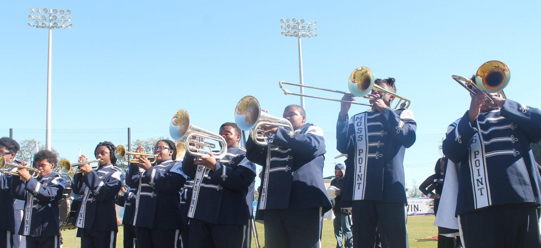 Band members playing