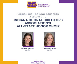 promo graphic - ICDA all-state honor choir 2026-27