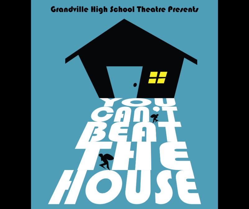 black house on blue background with text You Can't Beat the House