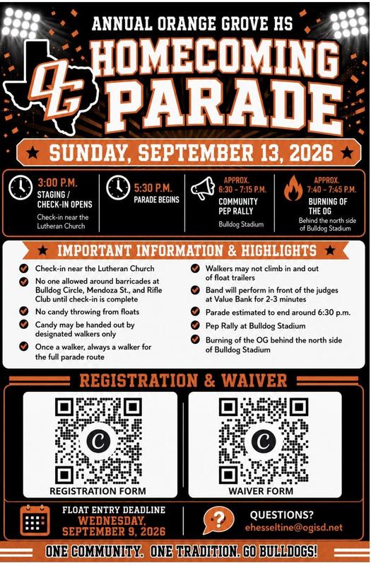 HOCO Parade and Community Pep Rally Featured Photo