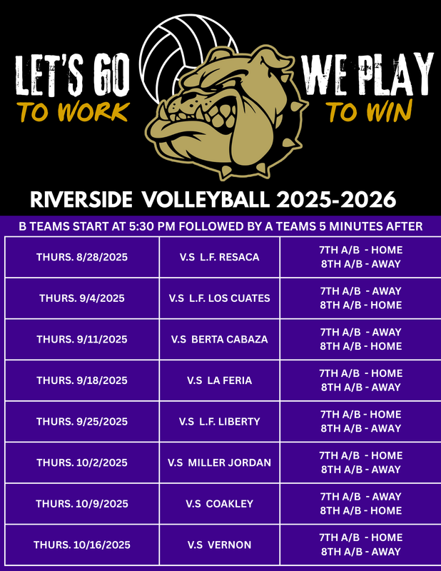 Volleyball Schedule