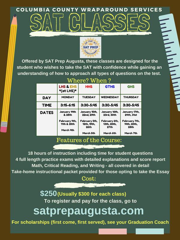 SAT classes available
