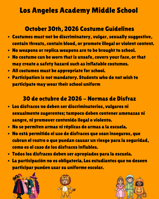 Costume Guidelines
