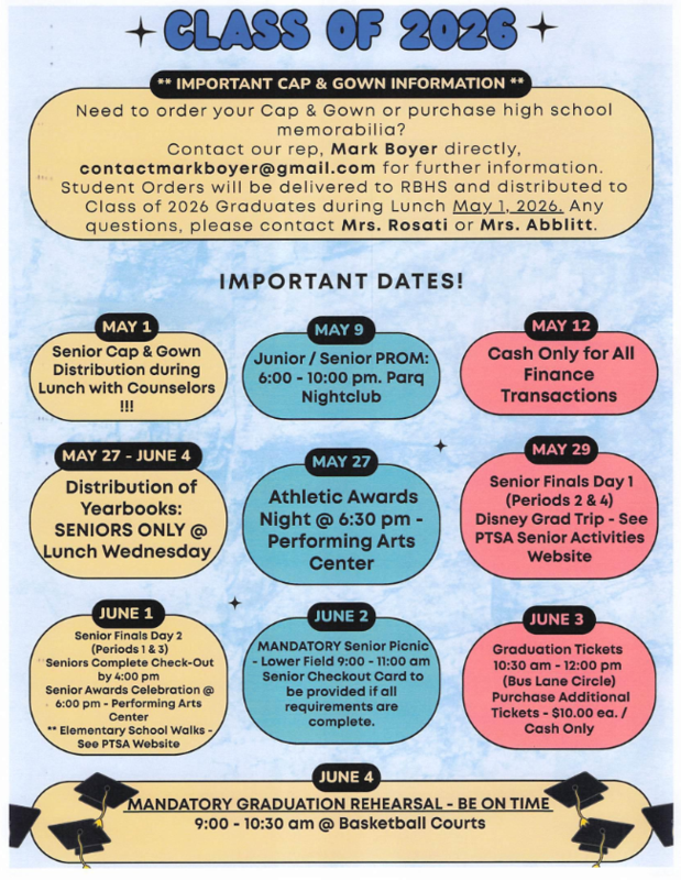 Graduation Deadlines