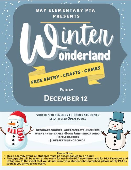 Bay PTA Winter Wonderland 12/12 Featured Photo