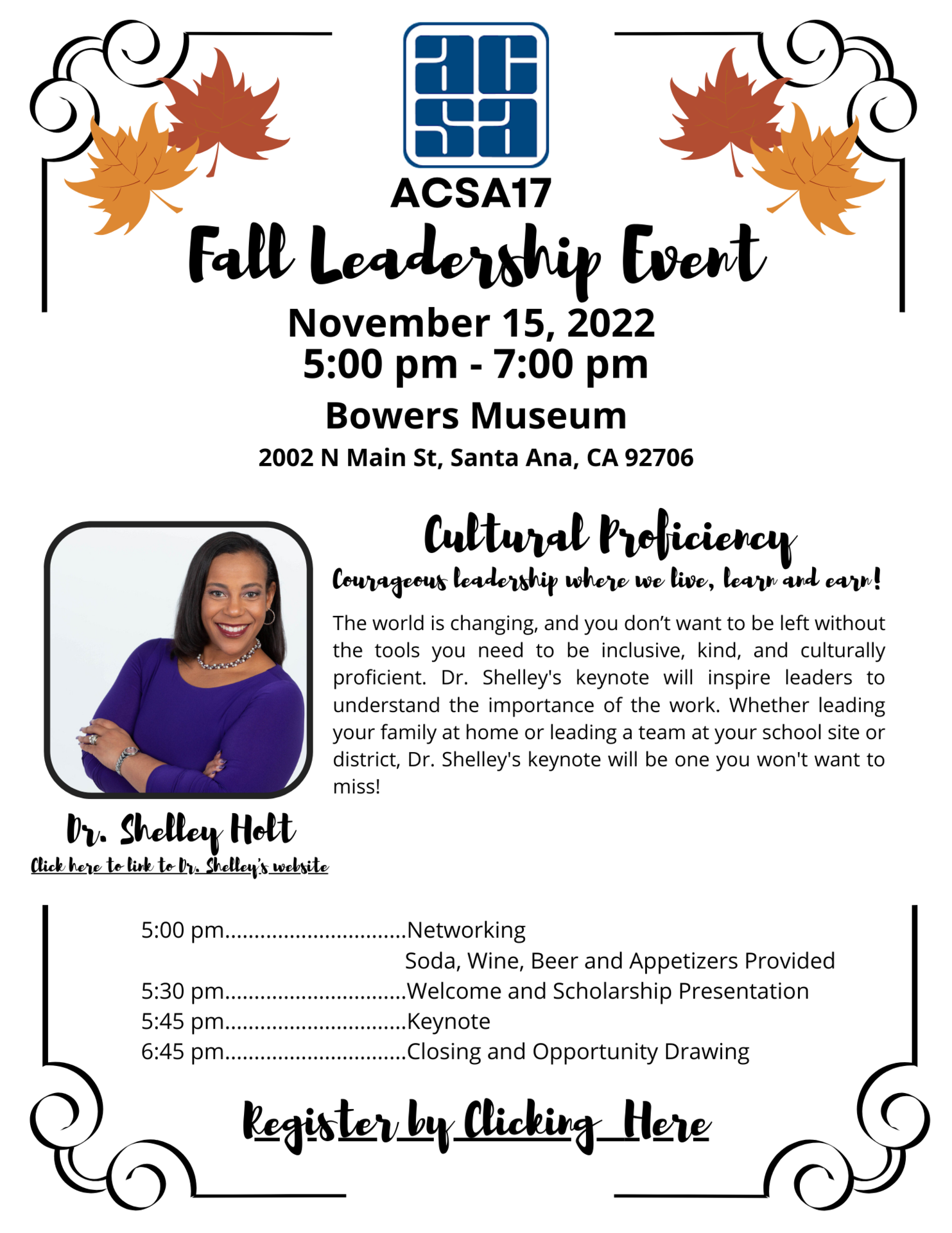 Virtual Event - Live - Annual Fall Leadership Event