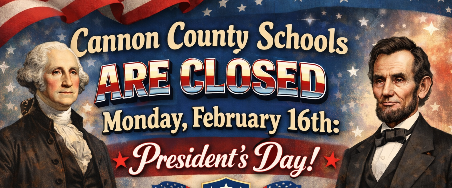 Closed: Monday Feb. 16th