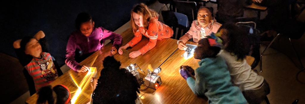 4th grade light experiment