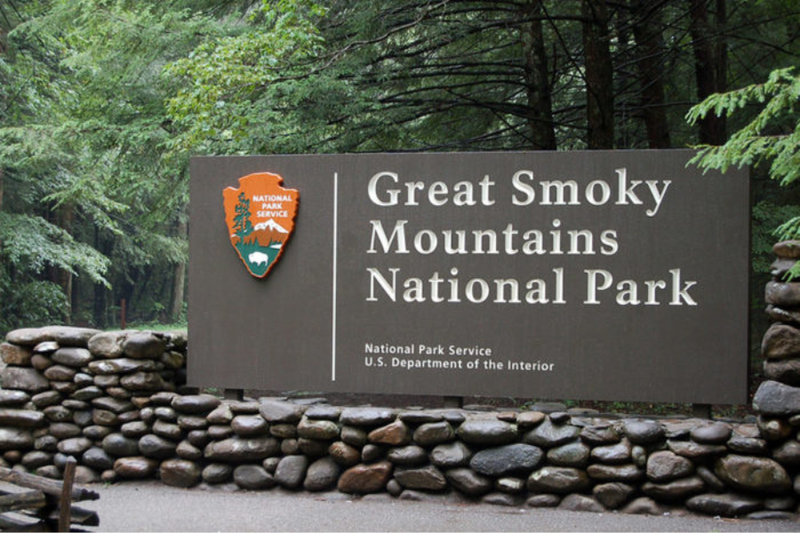 National Parks sign