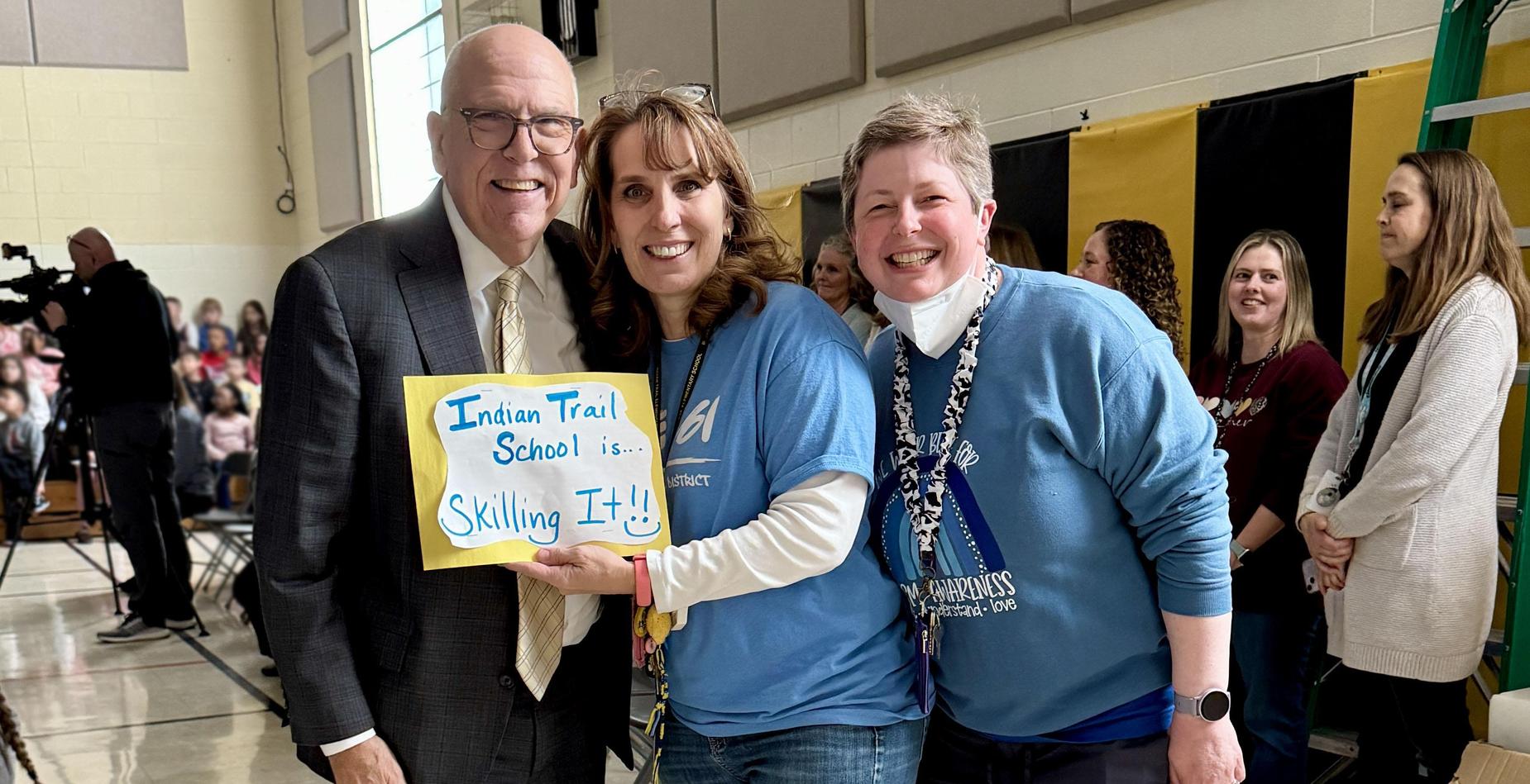 Tom Skilling at Indian Trail School