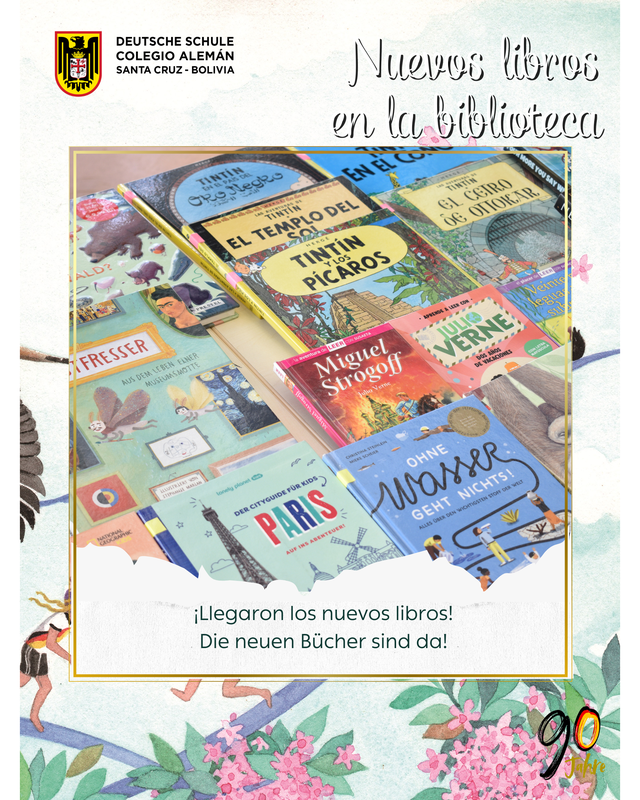 ¡Llegaron los nuevos libros a la biblioteca!