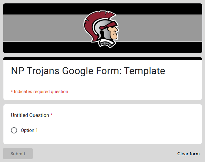 NP Trojans Template