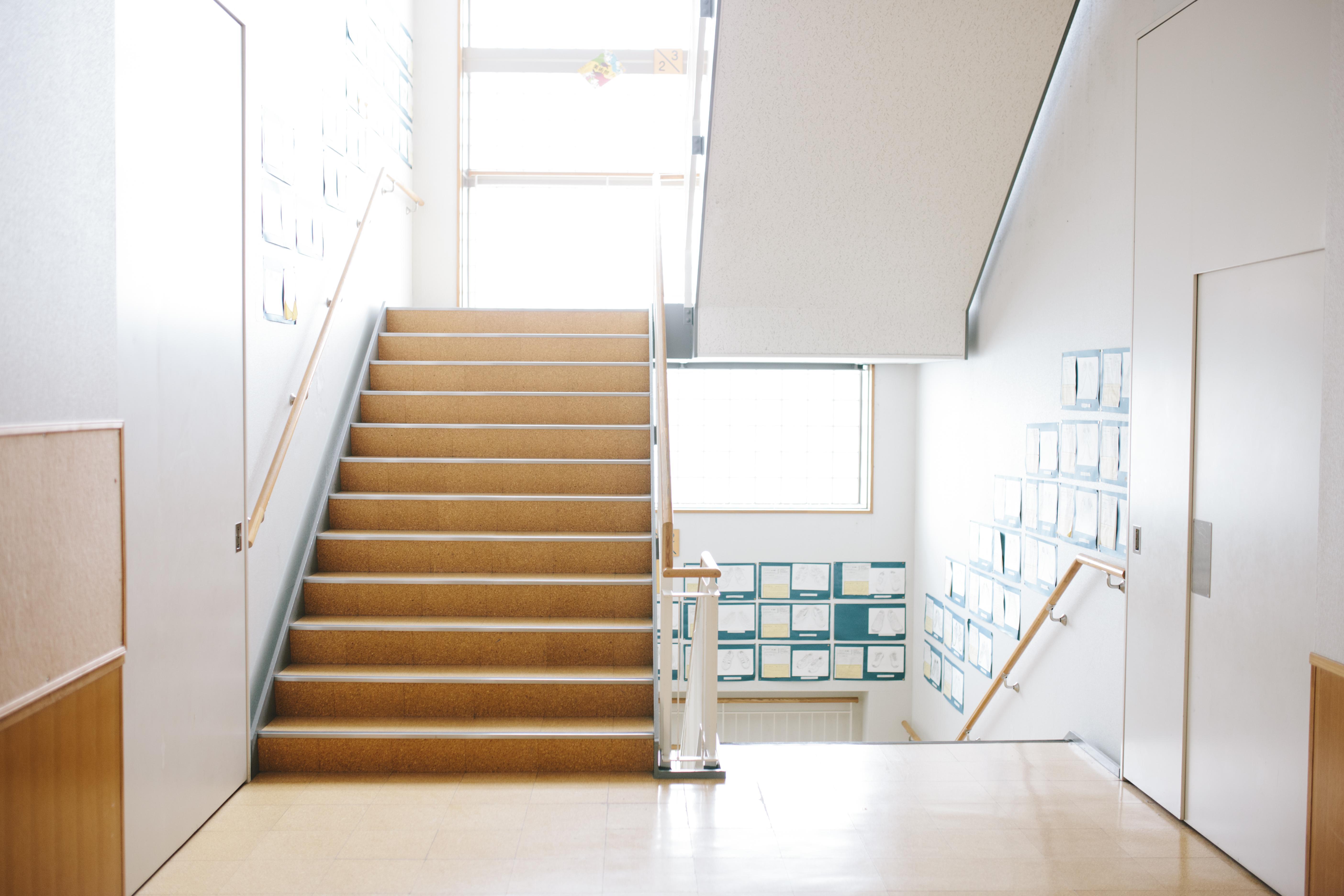empty stairwell