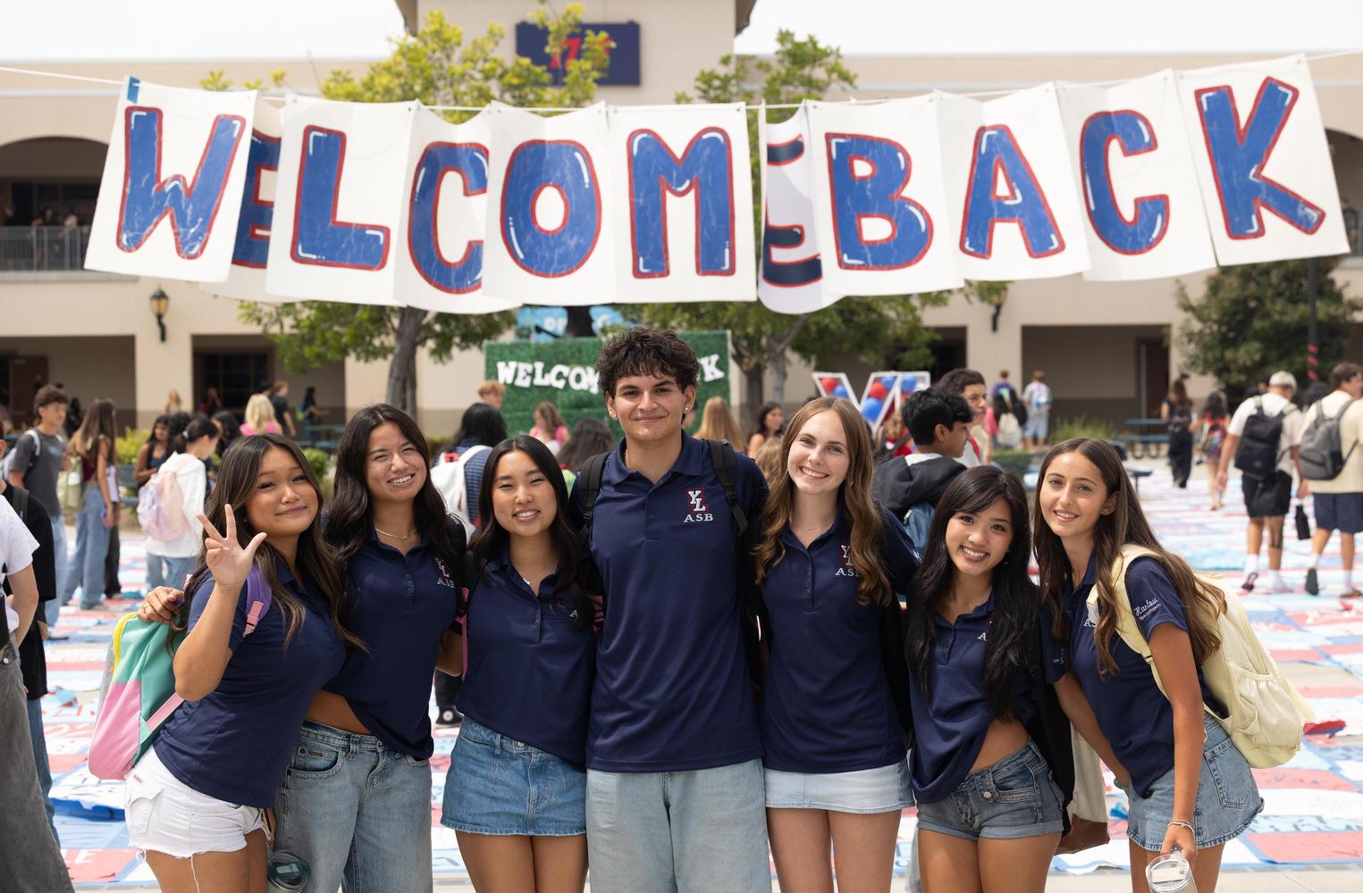 Yorba Linda High School ASB Students on the First Day of School
