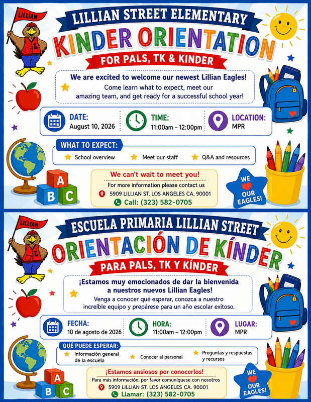 Kinder Orientation Flyer