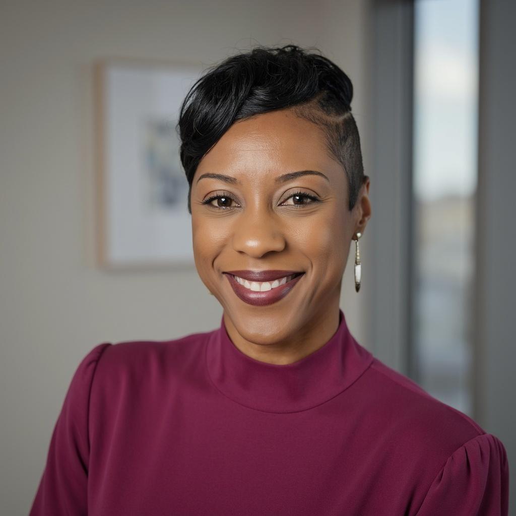 Portrait of Dr. Tinisha Hamberlin, superintendent of Eastside Union School District.